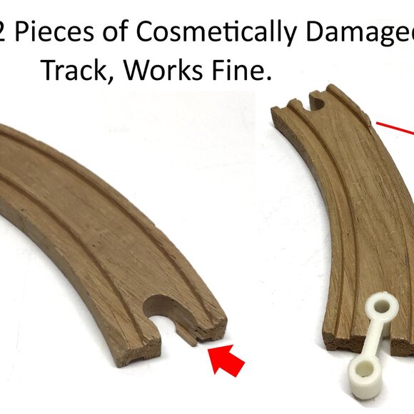 110 LOT of 1993 Whistlin' Dixie Thomas & Friends Wooden Track TRAINS Accessories - Picture 8 of 11